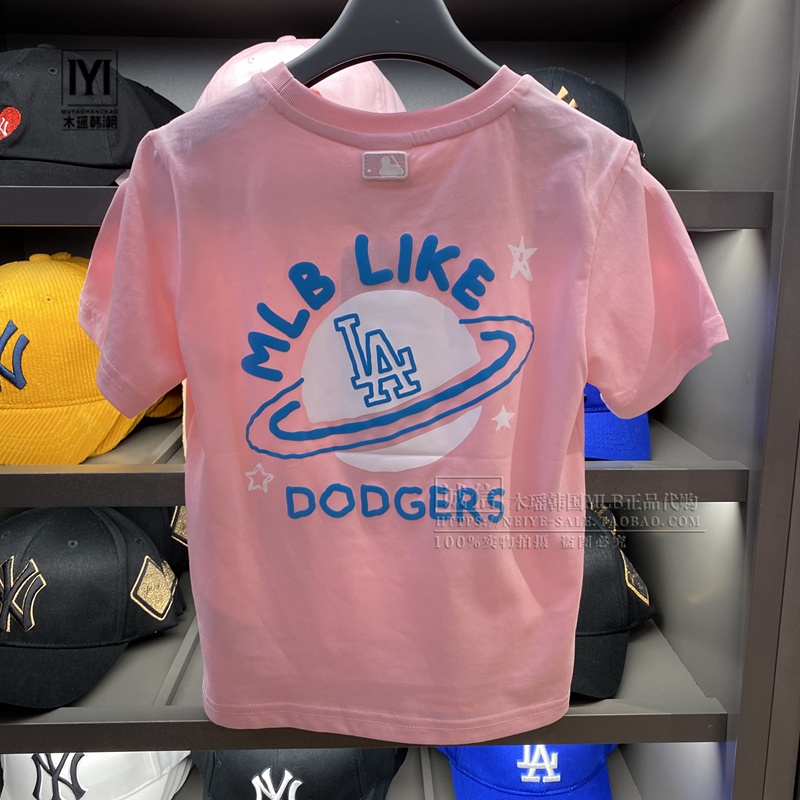 Mlb Áo Thun Tay Ngắn In Hình Hành Tinh NY 23 Thời Trang Mùa Hè Cho Gia Đình