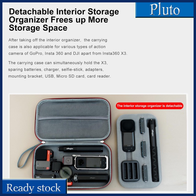 Mới Túi Đựng Máy Ảnh Insta360 X3 Chống Sốc Chống Thấm Nước