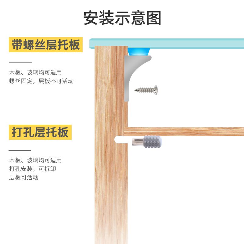 Tủ quần áo vách ngăn móng tay giá đỡ bảng gỗ di động giá đỡ tủ rượu kính cố định kéo laminate hỗ trợ