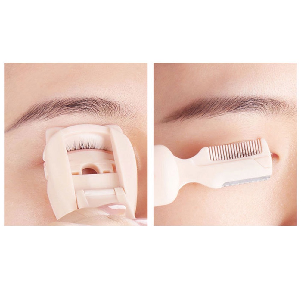 Dụng Cụ Bấm Cong Mi 3 Trong 1 Chuyên Nghiệp Qipin