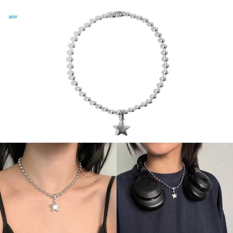 Vòng cổ Hình Ngôi Sao Năm Cánh Thiết Kế Đơn Giản Cá Tính