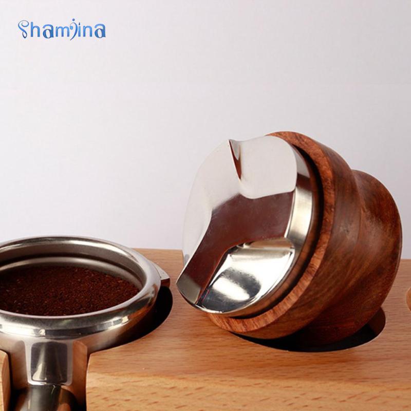 Dụng cụ tán đều cà phê shamjina bằng thép không gỉ 51mm/53mm/58mm cho máy pha cà phê chuyên nghiệp