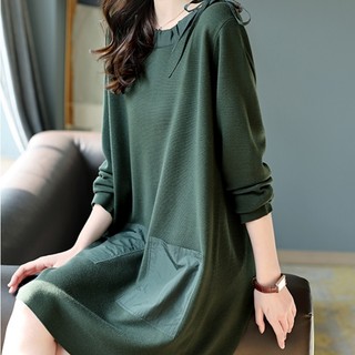 Đầm Dệt Kim Cổ Tròn Dáng Suông Thời Trang Cho Nữ