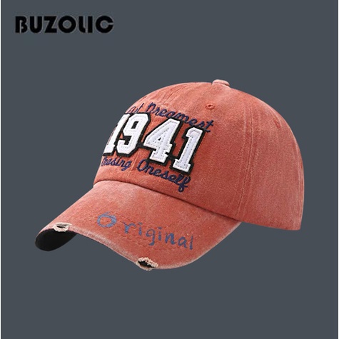 Mũ Lưỡi Trai Thêu Họa Tiết Phong Cách retro Hàn Quốc 1941