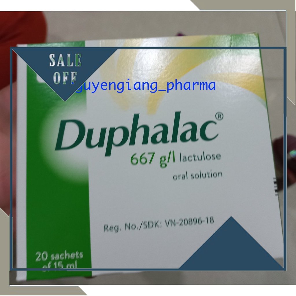 Thực phẩm hỗ trợ táo bón duphalac - hộp 20 gói