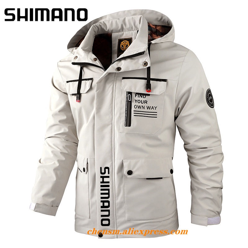 Áo Khoác Gió Có Nón Chống Nước Size Lớn Shimano Cho Nam