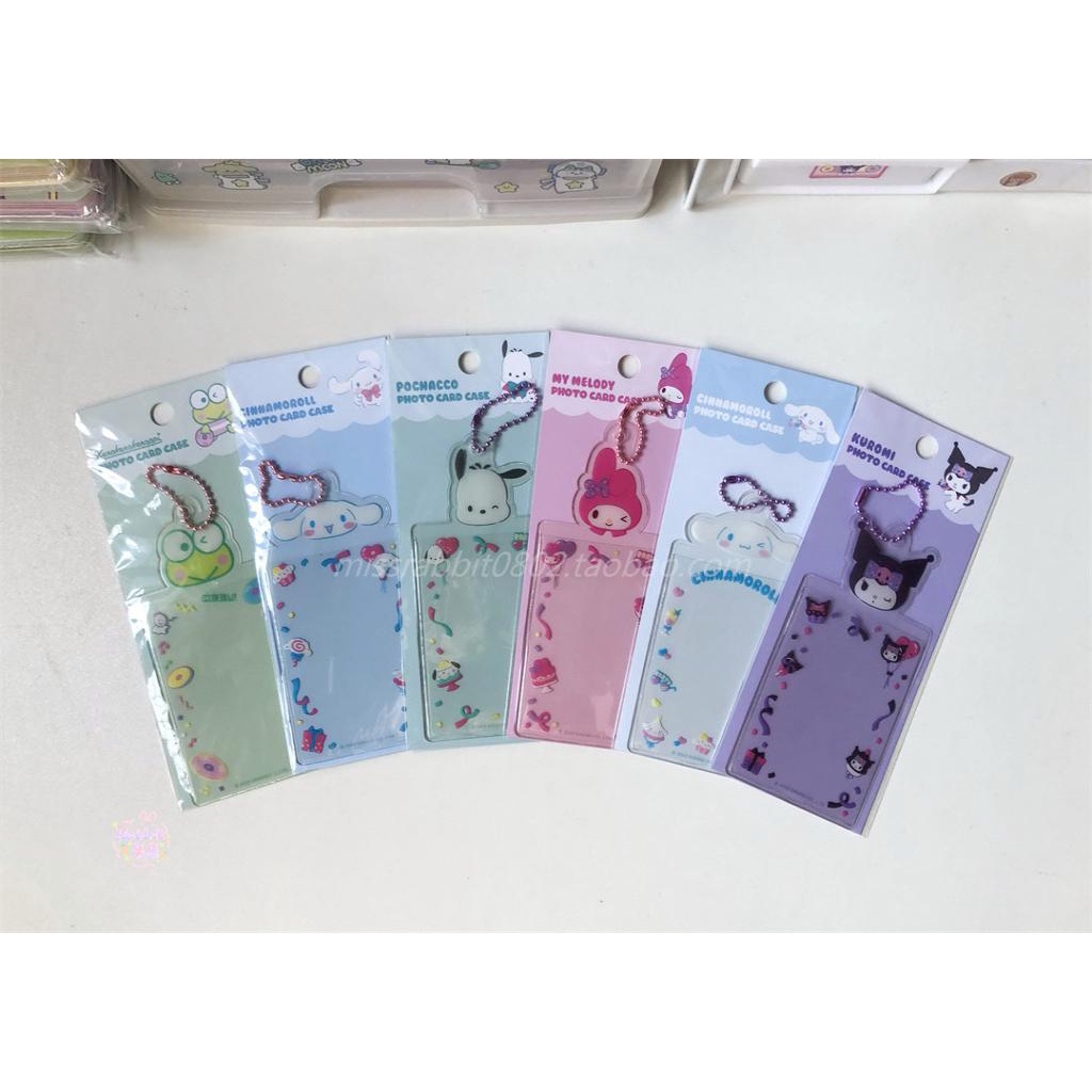 Thẻ Ảnh Nhựa PVC Hình Sanrio Có Móc Khóa