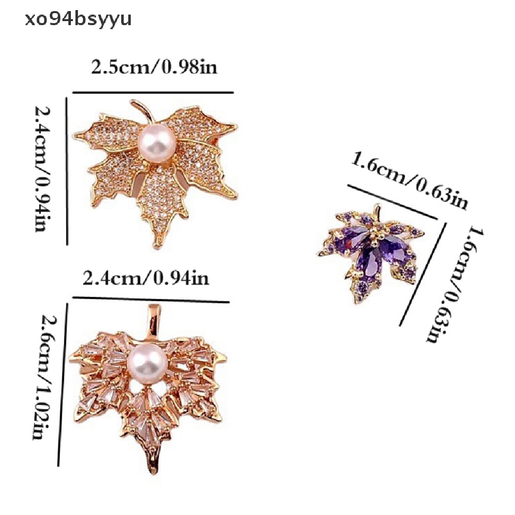 Ghim Cài Áo Hình Lá Phong Xo94Bsyu Thời Trang