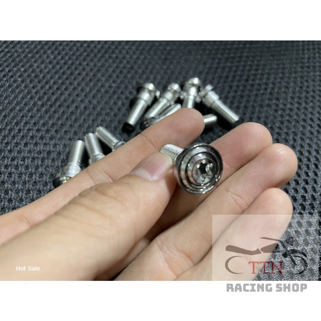 Ốc Đĩa Salaya inox 304 Mẫu Thái Có gờ Gắn Đĩa Zin Xe Máy Honda Yamaha