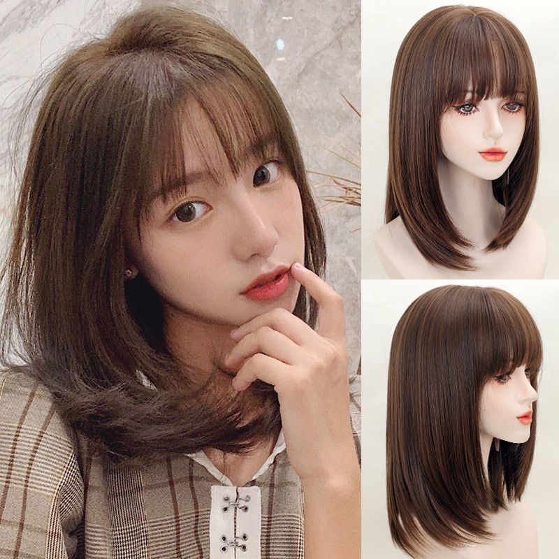 Bộ Tóc Giả Ngắn Xoăn Nhiều Lớp Thời Trang Dành Cho Nữ