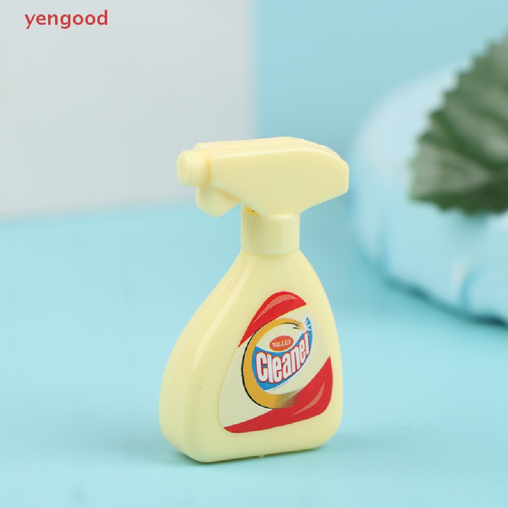 (YGD) 4Pcs/Set Doll Cleaning Bucket Detergent Laundry Detergent Toy Hand Basket Model