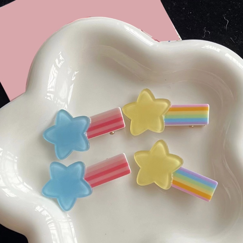 Kẹp Tóc Hình Ngôi Sao Mỏ Vịt Dễ Thương Thời Trang Xuân Hè Cho Bạn Gái