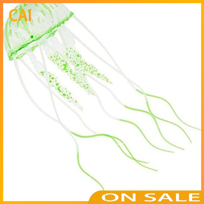 Sứa Silicone Phát Sáng Dùng Trang Trí Bể Cá