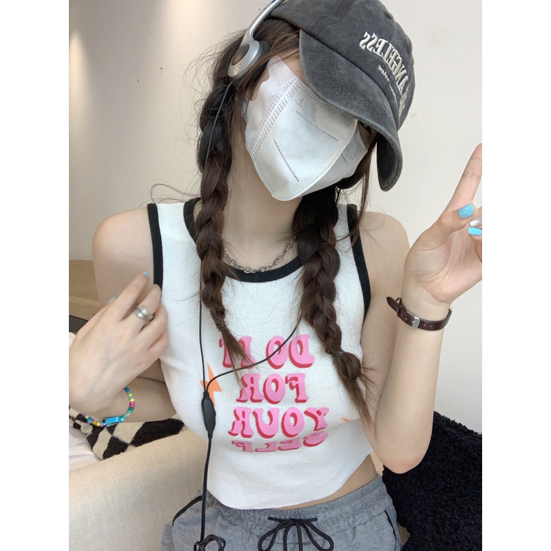 NRVP Áo Tank Top Màu Sắc Đơn Giản Thoải Mái Quyến Rũ Cho Nữ