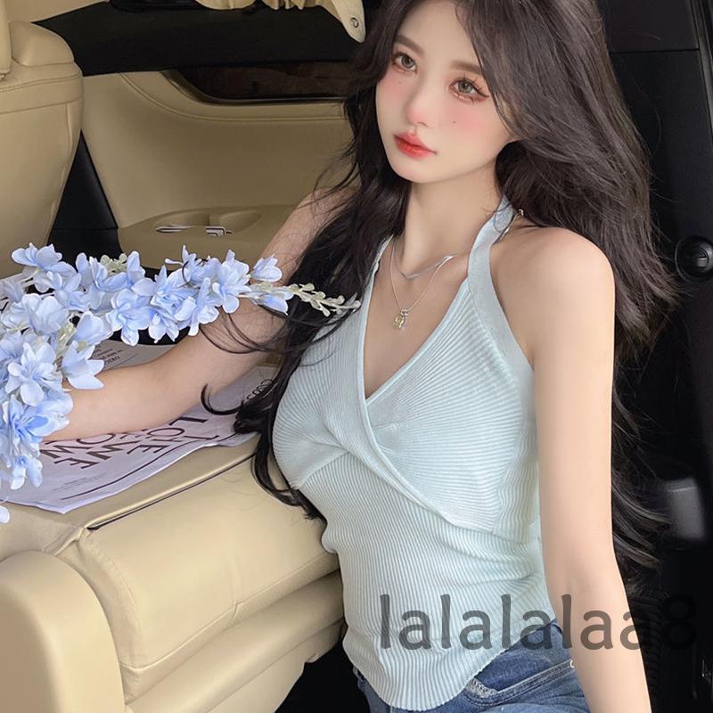 Áo Sát Nách LAA8 Màu Sắc Trơn Thời Trang Mùa Xuân Cho Nữ