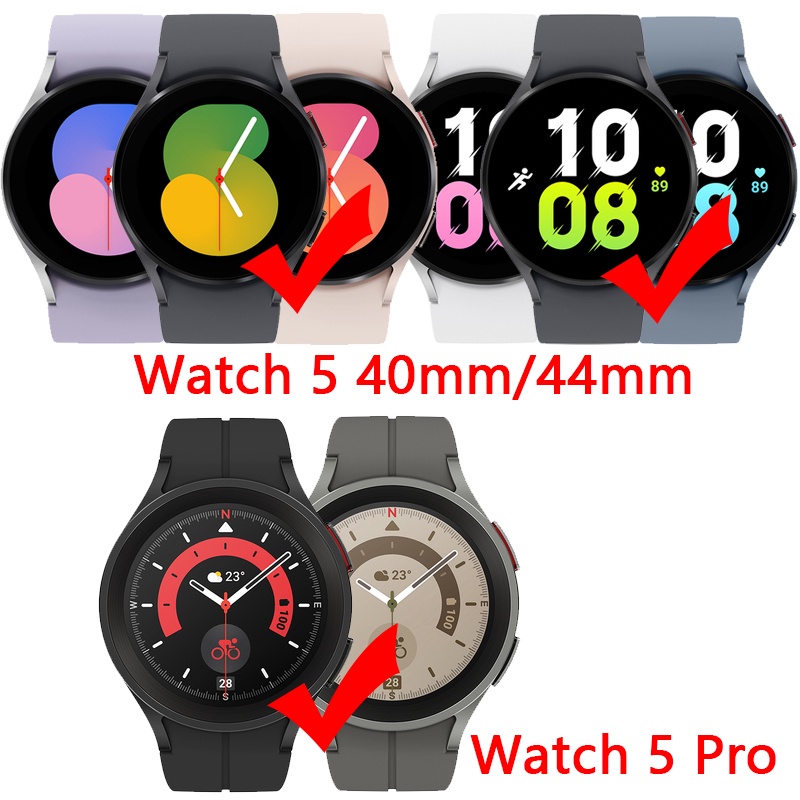 Dây Đeo Nhựa Acrylic Trong Suốt Thời Trang Cho Đồng Hồ Thông Minh Samsung Galaxy Watch 5 Pro 40mm 45mm