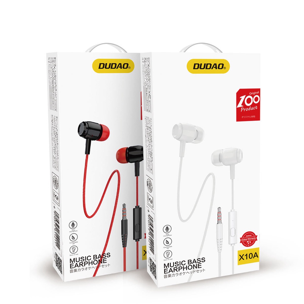 Tai Nghe Nhét Tai Có Dây X10A Jack 3.5MM Âm Thanh HIFI Sống Động Cho Máy Tính Apple Android