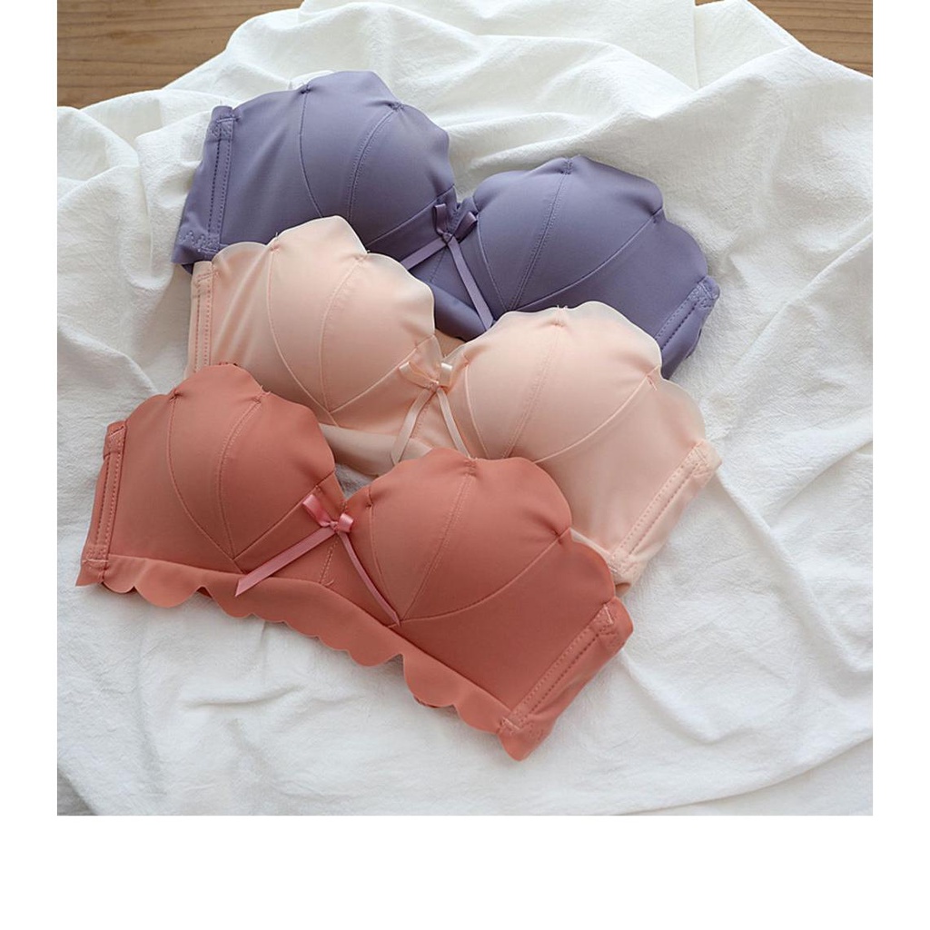 Bộ Đồ Lót Một Mảnh Không Dây Mỏng Nhẹ Thoải Mái Phong Cách Nhật Bản Cho Nữ