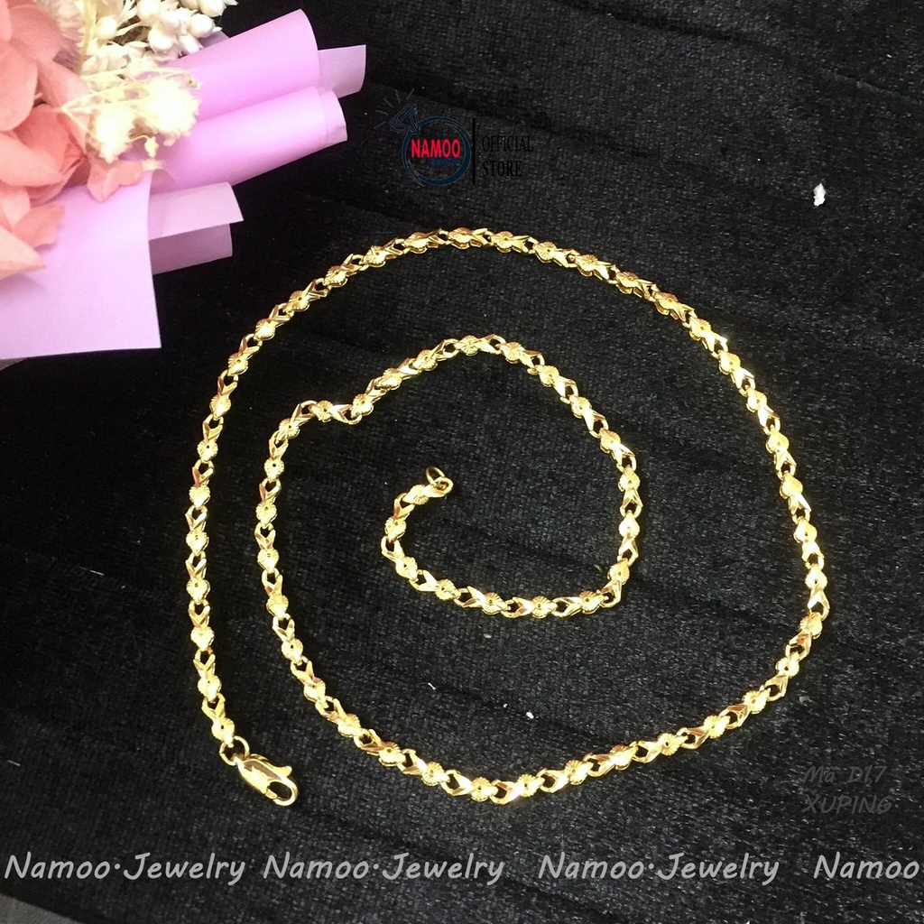 Dây Chuyền Trơn Nữ D17 Bền Màu, Hàng cao cấp dùng hàng ngày ko đen gỉ bảo hành 6 tháng