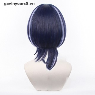 Genshin Impact Scaramouche Cosplay Tóc Giả Kiểu Trước Tóc Giả Anime Chịu Nhiệt ~