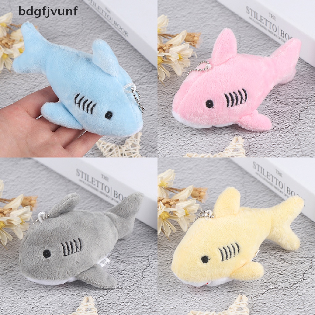 Móc Khóa Cá Mập Nhồi Bông 12CM Dễ Thương