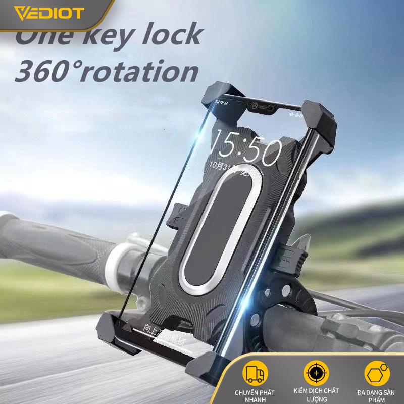 Giá đỡ điện thoại sạc không dây gắn xe máy/xe đạp Moto X-Grip