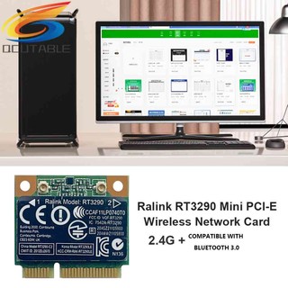 RT3290 150M 2.4GHz Bluetooth-compatible 3.0 Half Mini PCI-E WiFi Adapter Network Card