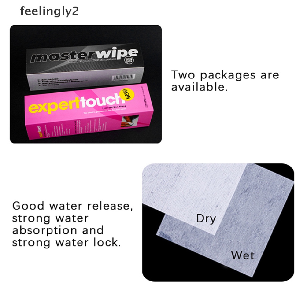 Hộp 325 Miếng Bông Tẩy Sơn Móng Tay Tiện Lợi