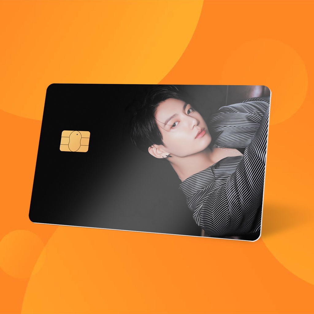 Miếng Dán Thẻ Card JUNGKOOK BTS #4| SKIN ATM, Thẻ Chung Cư Trang Trí - Chất Liệu Decal Vinyl Chống Nước