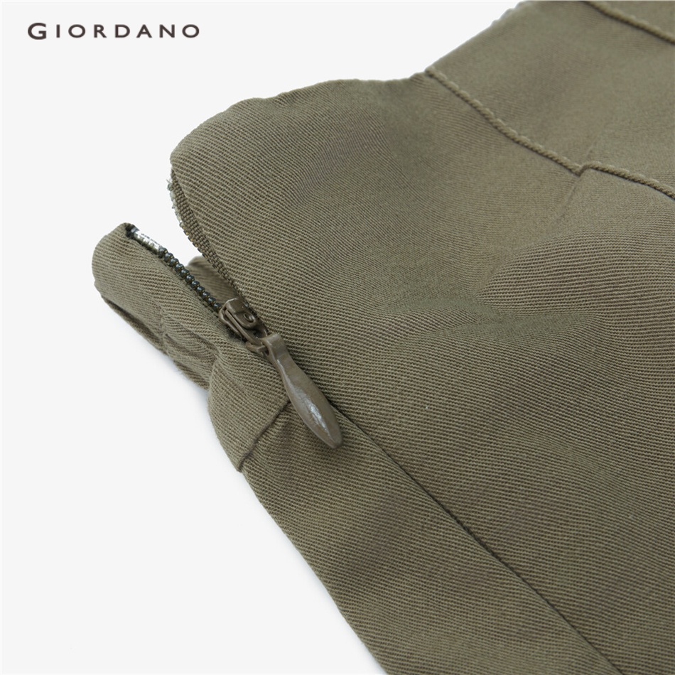 Quần giả váy GIORDANO 05423064 lưng thun phối túi lớn thời trang dành cho nữ