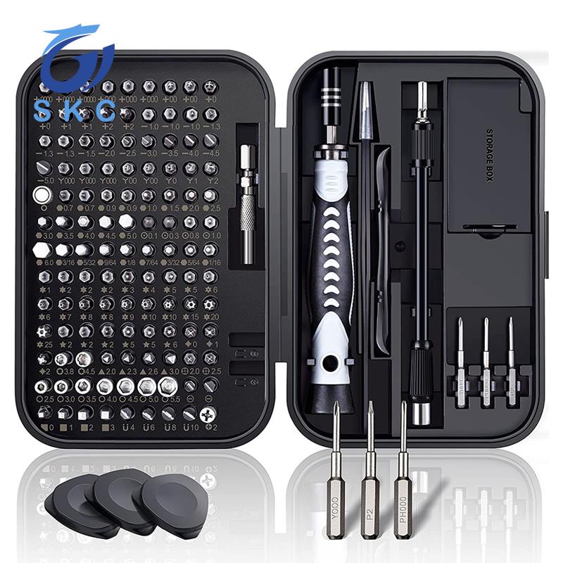 130 IN 1 Precision Screwdriver Set, Computer Repair Tool Kit with 120 Screwdriver Bits, Screwdriver Kit with Magnetizer
