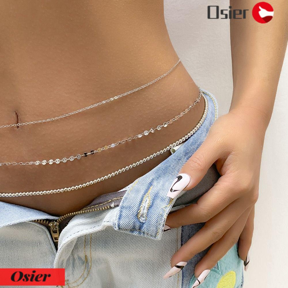 1 Dây Xích Đeo Hông Bằng Kim Loại Phong Cách Cổ Điển Thời Trang Cho Nữ