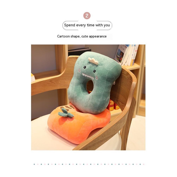 Gối Ngủ Trưa Văn Phòng Đa Năng In Họa Tiết Hoạt Hình Dễ Thương Xinh Xắn