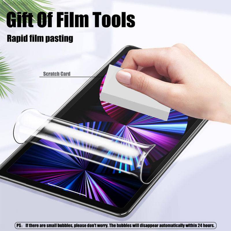 Miếng Dán Màn Hình HD Cho iPad Pro 11 12.9 2018 2020 2021 2022 10 9 8 7 6 5 10.9 10.2 9.7 inch Mini 6 5 4 3 2 1 10.5 10.9 7.9 8.3 inch Dụng Cụ Chặn Cửa Chuyên Dụng Chất Lượng Cao