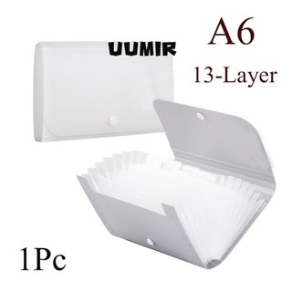 UUMIR Bìa đựng hồ sơ 13 ngăn khổ A6 đa năng tiện dụng