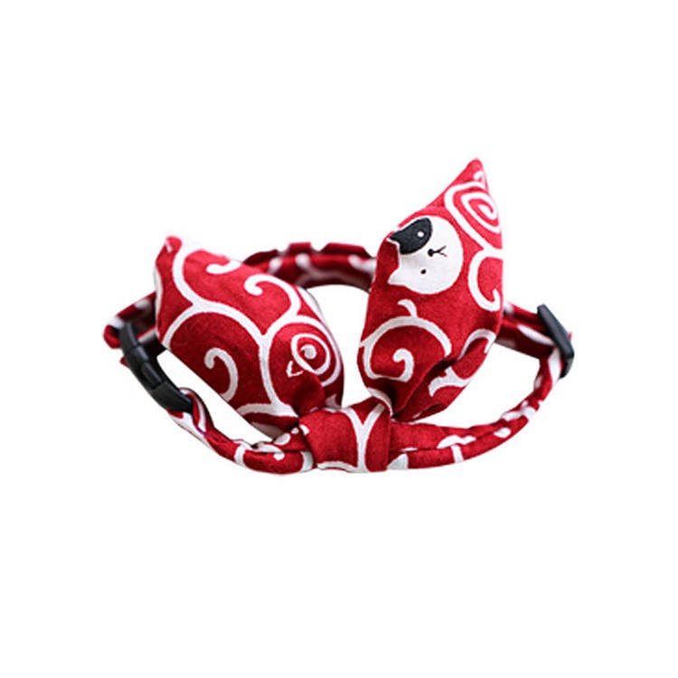 Pet and Wind Collar Bow Tie Adjustable Handmade Cat Puppy Bow Tie Silent Large Dog for Small Dogs QkIz