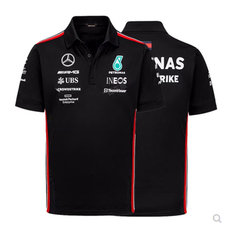 Áo Thun POLO Tay Ngắn Mau Khô Mới Dành Cho Nam Và Trẻ Em F1 Năm 2023