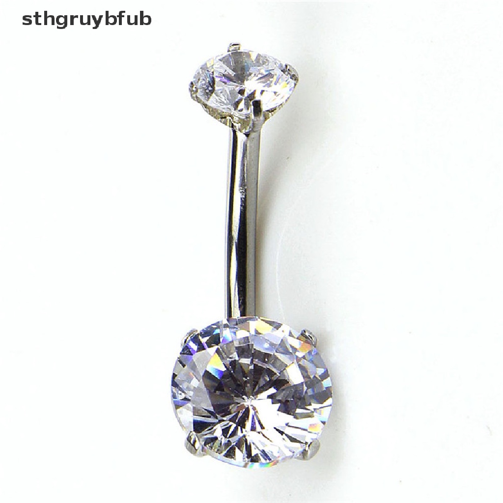 Khuyên RốN ĐíNh Đá BằNg ThéP Y Tế