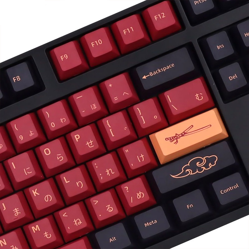 Nắp Đậy Bàn Phím Cơ Samurai 139 Phím PBT Dành Cho 61 64 68 87 104