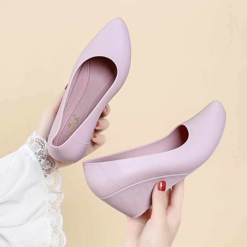 Giày Sandal Thạch Đế Xuồng Chống Nước Thoải Mái Thời Trang Mùa Hè Mới Cho Nữ