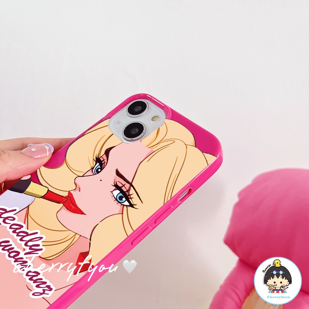 Ốp Điện Thoại TPU Mềm Siêu Mỏng Chống Rơi In Họa Tiết Vui Nhộn Dành Cho IPhone 14 13 12 11 Pro Max