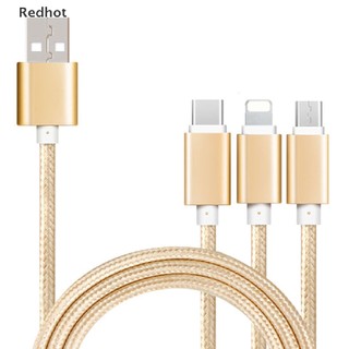 Cáp sạc Micro USB Type-C đa chức năng 3 trong 1 cho Android