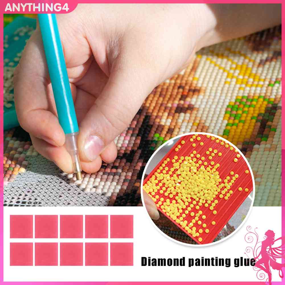 ✥Bất cứ thứ gì4440✥Bộ 10 Tranh Đính Đá Tự Làm Hình Đất Sét #Phụ Kiện Chuyên Dụng Dành Cho g g g