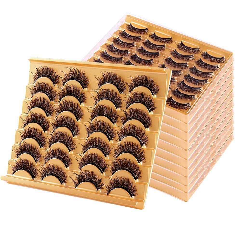 Set 14 Cặp Lông Mi Giả 8D Mềm Mịn Dễ Sử Dụng