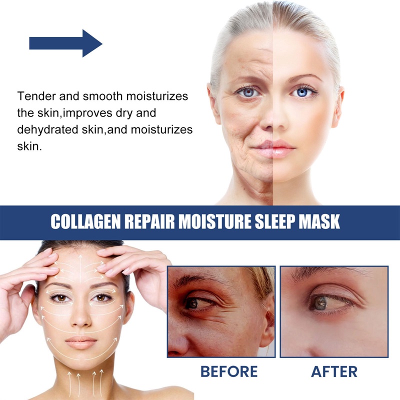 Mặt Nạ Ngủ Collagen Chống Nếp Nhăn Lão Hóa Làm Săn Chắc Da