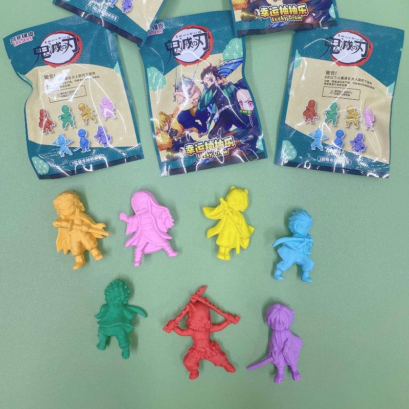 Cục Tẩy Bút Chì Hình Demon Slayer Kimetsu No Yaiba Kamado Dành Cho Học Sinh Tanjirou Kamado Nezuko Agatsuma Zenitsu