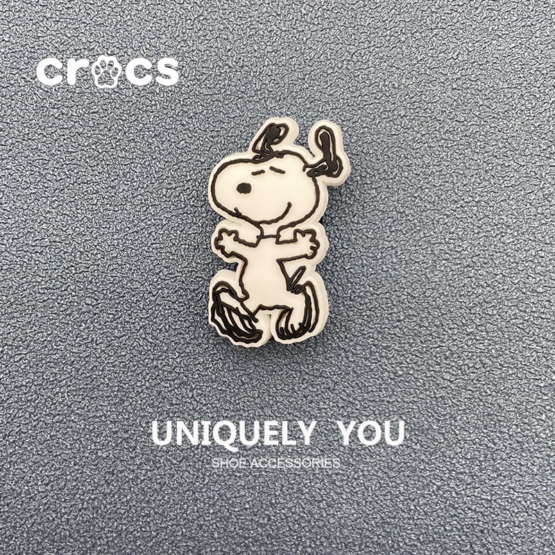 Khóa Cài Hình Hoạt Hình / Hoa / Giày crocs DIY Trang Trí Đa Ứng Dụng