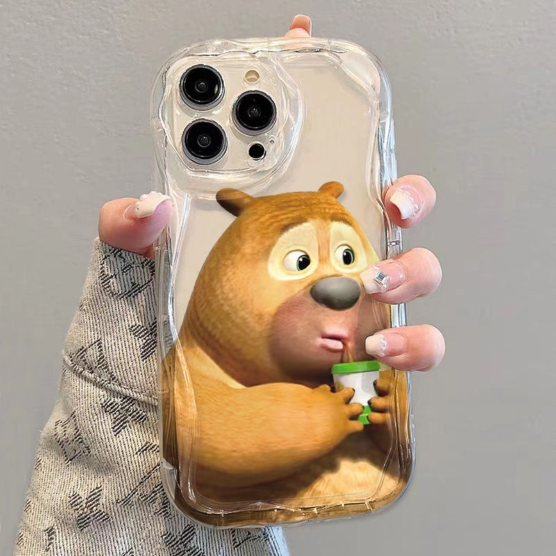 ✅Ốp Điện Thoại Mềm Trong Suốt Chống Sốc In Hình Gấu Daze Bear Two Cho iPhone14 / 13promax 12 / 11 7 / 8p xsxr 2