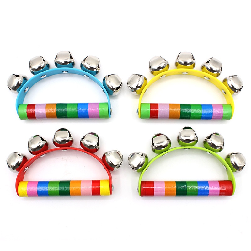 Đồ Chơi Lục Lạc Cầm Tay Theo Phương Pháp Montessori Cho Bé 1-0 - 12 Tháng Tuổi