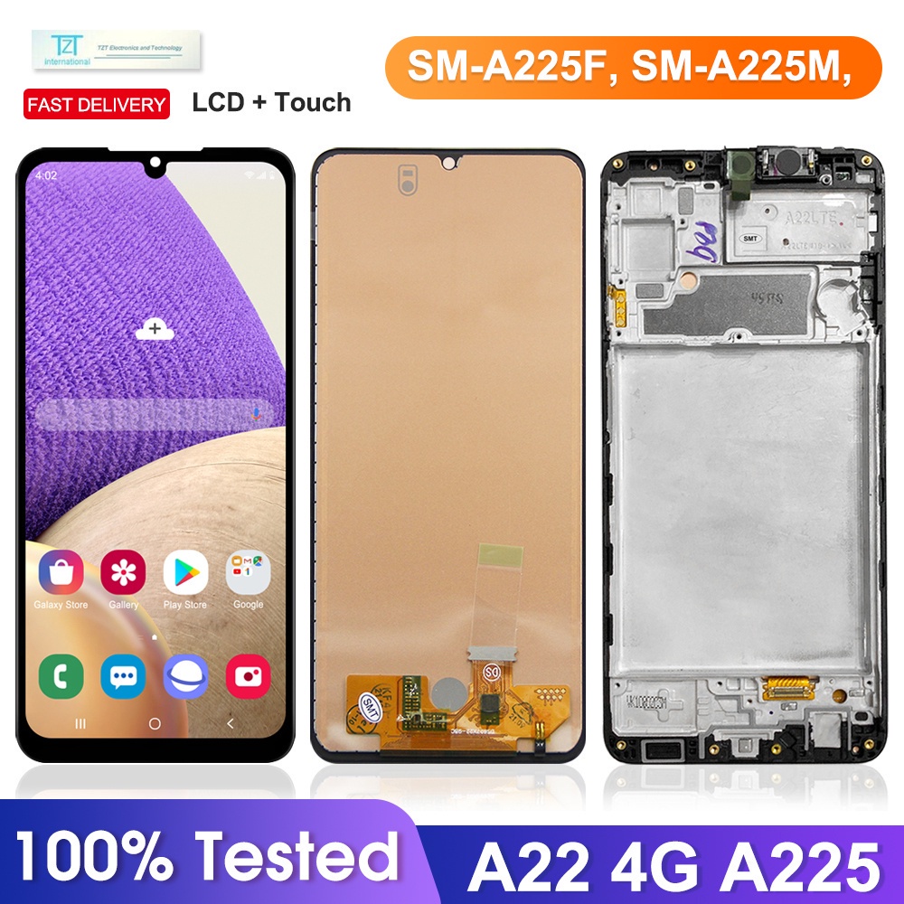 OLED Màn Hình điện thoại Cho SAMSUNG SAMSUNG A22 4G A225 A225F LCD thay thế màn hình